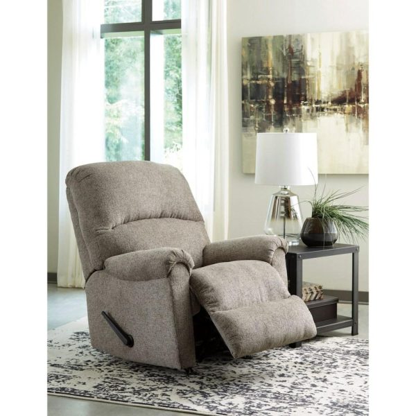 Casual Contemporary Rocker Recliner  |  Recliners Living Room Recliners