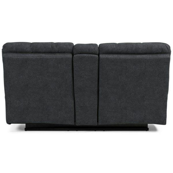 Casual Double Reclining Loveseat W/ Console  |  Reclining Loveseats Living Room Reclining Loveseats