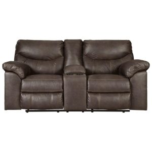 Casual Double Reclining Loveseat With Center Console  |  Reclining Loveseats Living Room Reclining Loveseats