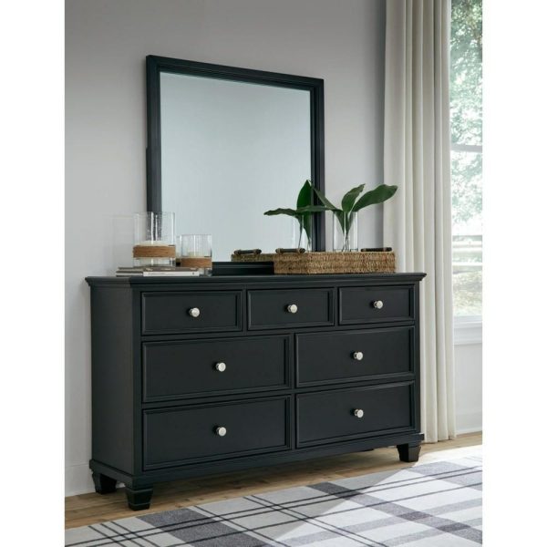 Casual Dresser And Mirror Set  |  Mirrored Dressers Bedroom Mirrored Dressers