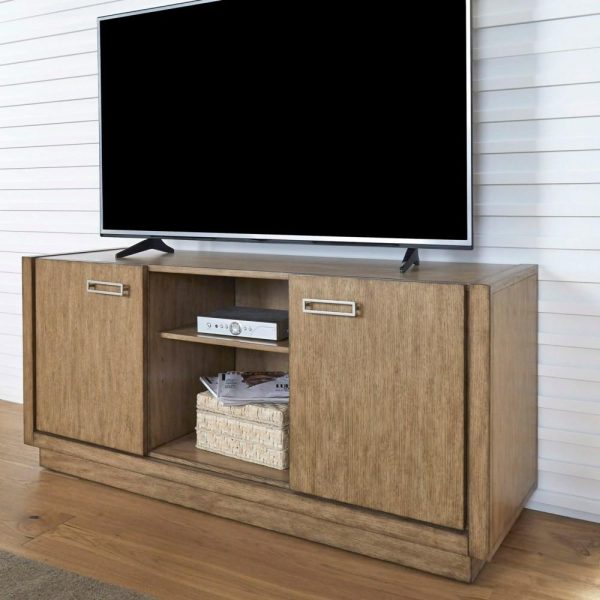 Casual Entertainment Center With Adjustable Shelves  |  Tv Stands Living Room Tv Stands