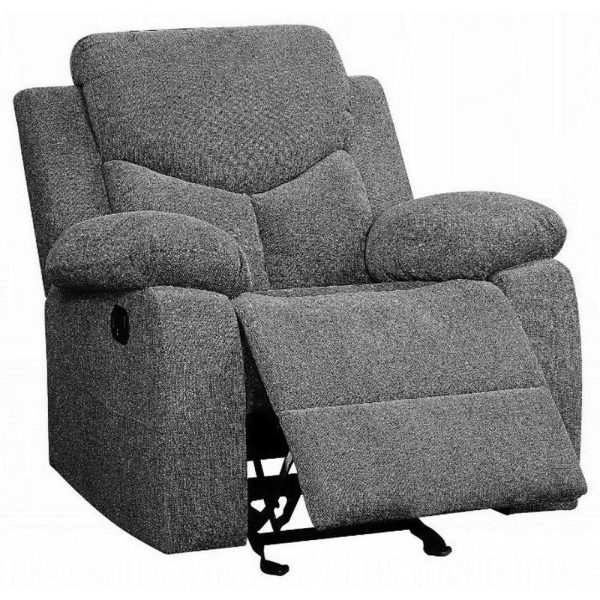 Casual Glider Recliner With Pillow Top Arms  |  Recliners Living Room Recliners