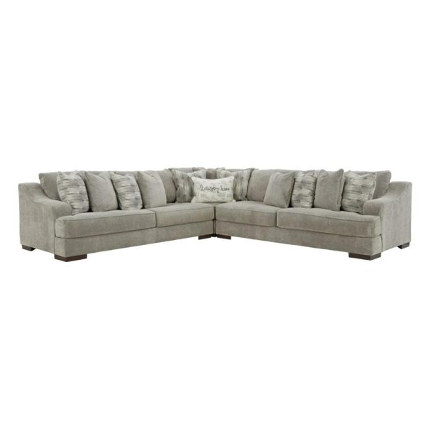 Casual Gray 4-Seat Sectional Sofa  |  Sofas Living Room Sectional Sofas