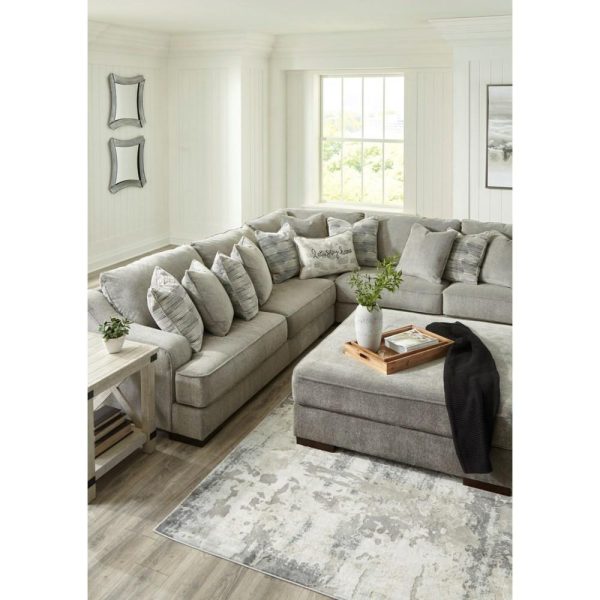 Casual Gray 4-Seat Sectional Sofa  |  Sofas Living Room Sectional Sofas