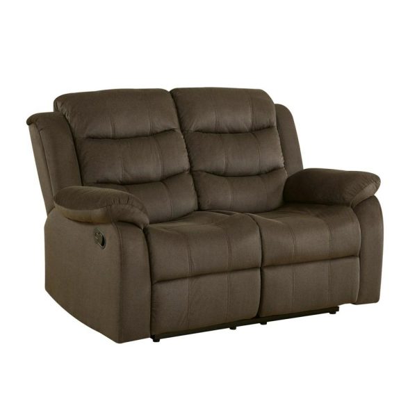 Casual Motion Loveseat With Pillow Arms  |  Reclining Loveseats Living Room Reclining Loveseats