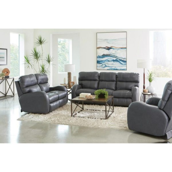 Casual Power Reclining Lay Flat Loveseat  |  Reclining Loveseats Living Room Reclining Loveseats