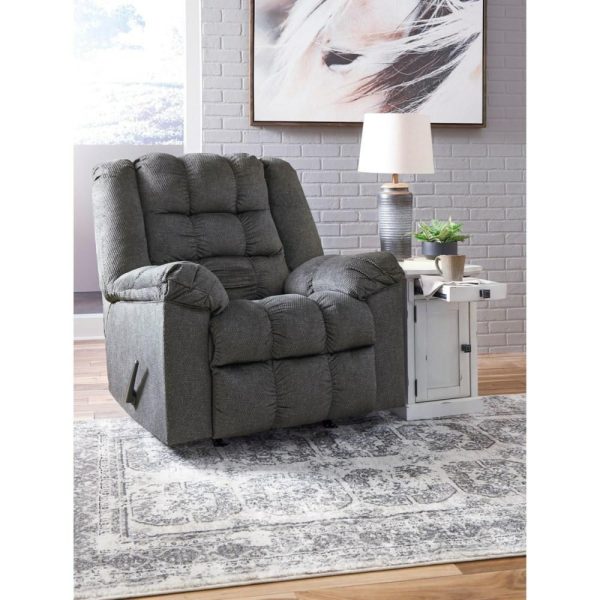 Casual Rocker Recliner With Heat And Massage  |  Recliners Living Room Recliners