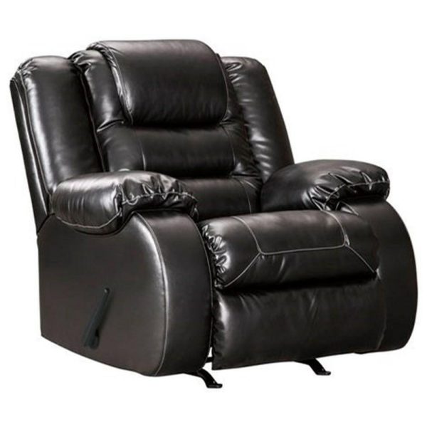 Casual Rocker Recliner With Infinite Reclining Positions  |  Recliners Living Room Recliners