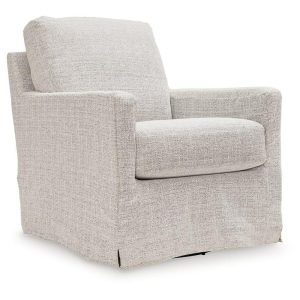 Casual Swivel Glider Accent Chair In Performance Fabric Slipcover  |  Living Room Chairs Living Room Living Room Chairs