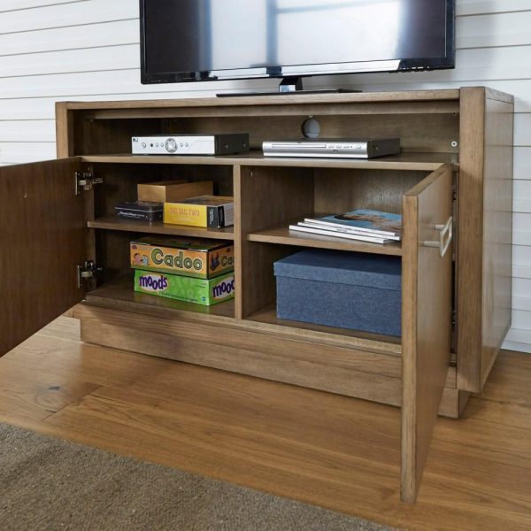 Casual Tv Stand With Adjustable Shelves  |  Tv Stands Living Room Tv Stands