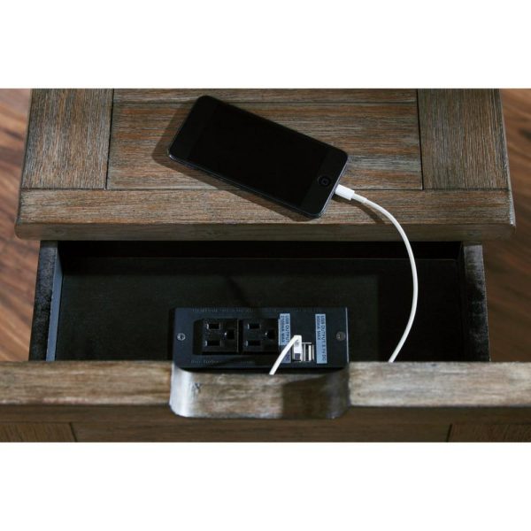 Chair Side End Table With Outlet And Usb Ports  |  End & Side Tables End & Side Tables End & Side Tables