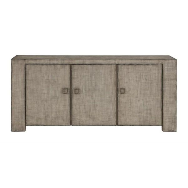 Coastal 3-Door Credenza With Square Style Pulls  |  Accent Cabinets Accent Cabinets Accent Cabinets