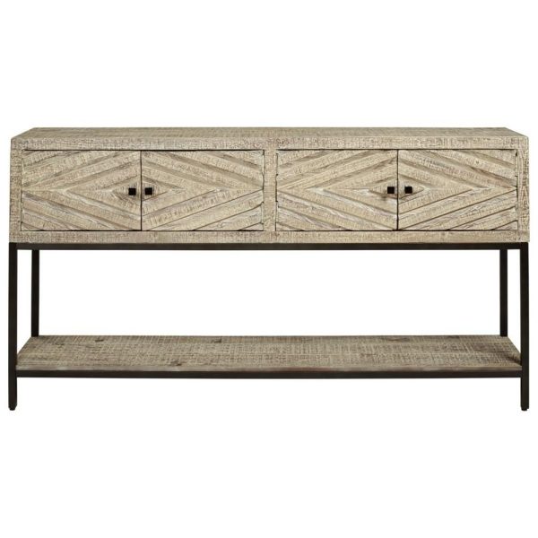 Console Sofa Table With Carved Door Fronts  |  Sofa Tables Living Room Sofa Tables