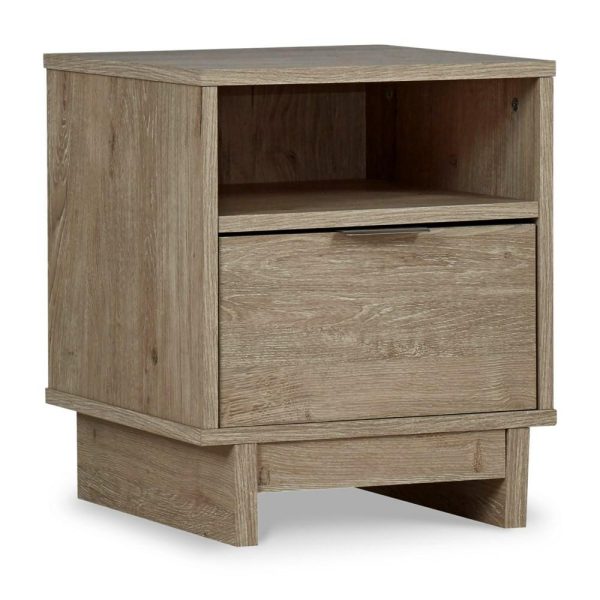 Contemporary 1-Drawer Nightstand  |  Nightstands Bedroom Nightstands