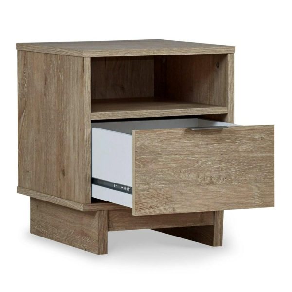 Contemporary 1-Drawer Nightstand  |  Nightstands Bedroom Nightstands