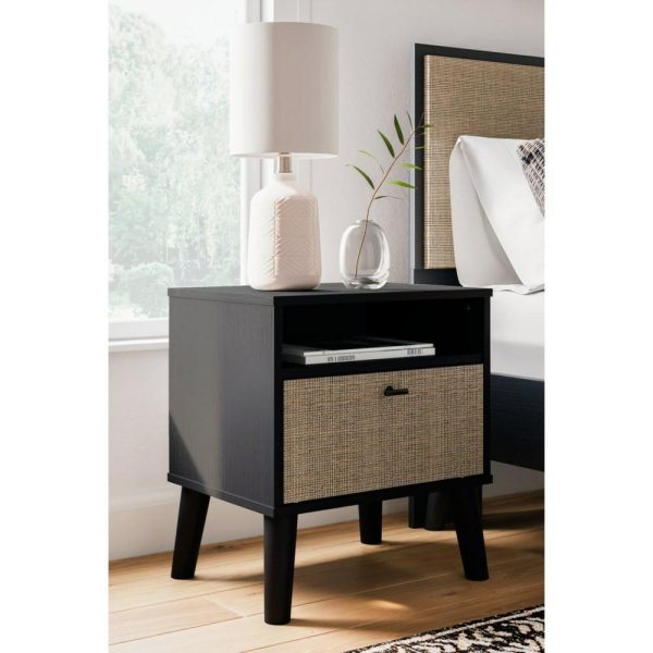 Contemporary 1-Drawer Nightstand  |  Nightstands Bedroom Nightstands