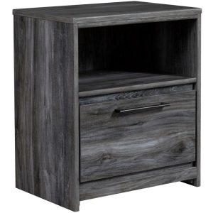 Contemporary 1-Drawer Nightstand With Usb Charger  |  Nightstands Bedroom Nightstands