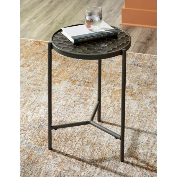 Contemporary 16″ End Table With Honeycomb Top  |  End & Side Tables End & Side Tables End & Side Tables