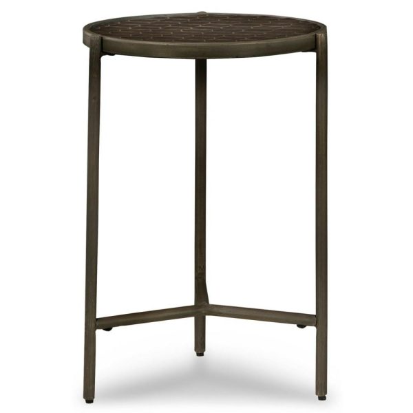 Contemporary 16″ End Table With Honeycomb Top  |  End & Side Tables End & Side Tables End & Side Tables