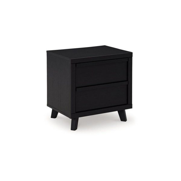 Contemporary 2-Drawer Nightstand  |  Nightstands Bedroom Nightstands