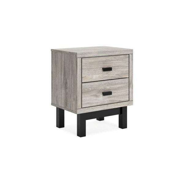 Contemporary 2-Drawer Nightstand  |  Nightstands Bedroom Nightstands