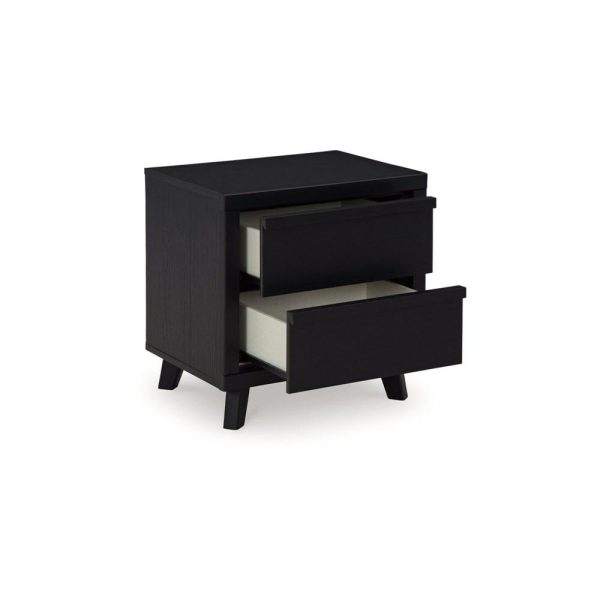 Contemporary 2-Drawer Nightstand  |  Nightstands Bedroom Nightstands