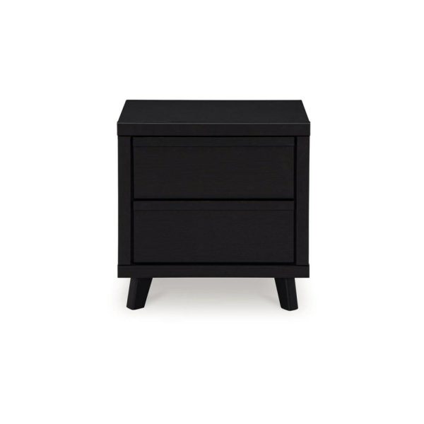 Contemporary 2-Drawer Nightstand  |  Nightstands Bedroom Nightstands