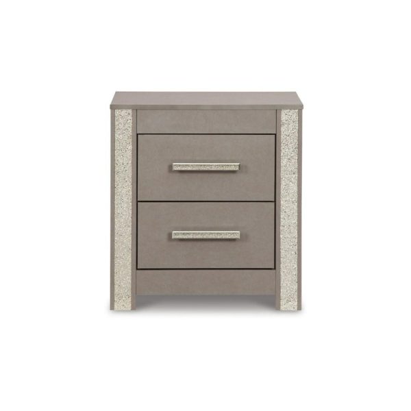 Contemporary 2-Drawer Nightstand  |  Nightstands Bedroom Nightstands