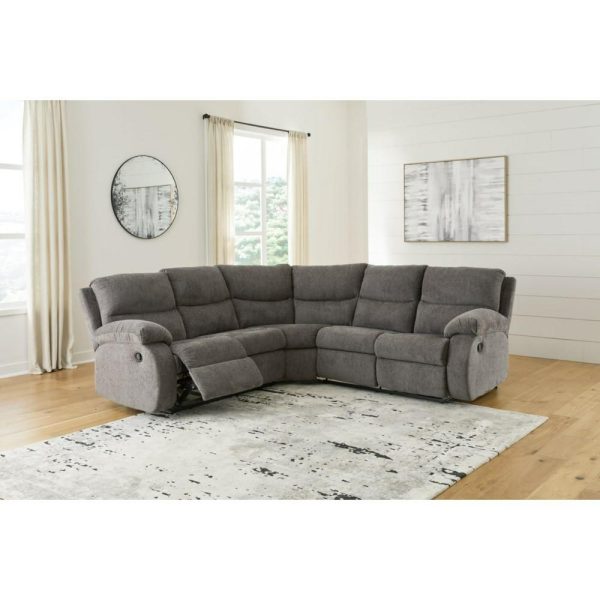 Contemporary 2-Piece Reclining Sectional  |  Sectional Sofas Living Room Sectional Sofas