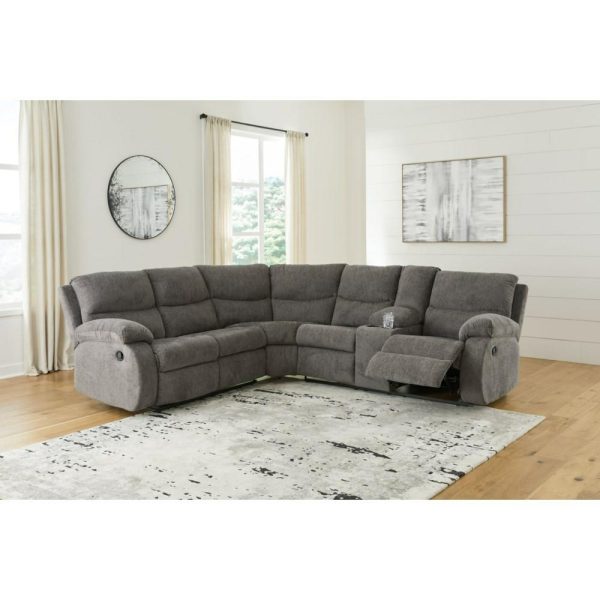 Contemporary 2-Piece Reclining Sectional  |  Sectional Sofas Living Room Sectional Sofas