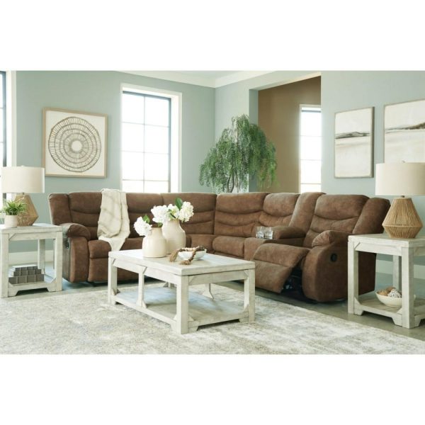 Contemporary 2-Piece Reclining Sectional  |  Sectional Sofas Living Room Sectional Sofas