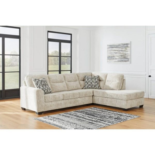 Contemporary 2-Piece Sectional Sofa With Chaise  |  Sofas Living Room Sectional Sofas