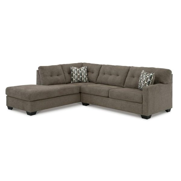 Contemporary 2-Piece Sectional Sofa With Left Facing Chaise  |  Sectional Sofas Living Room Sectional Sofas