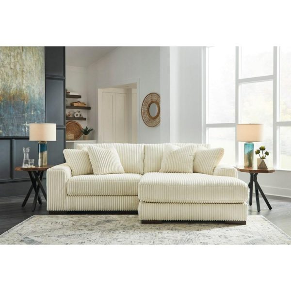 Contemporary 2-Piece Sectional Sofa With Right Facing Chaise  |  Sectional Sofas Living Room Sectional Sofas