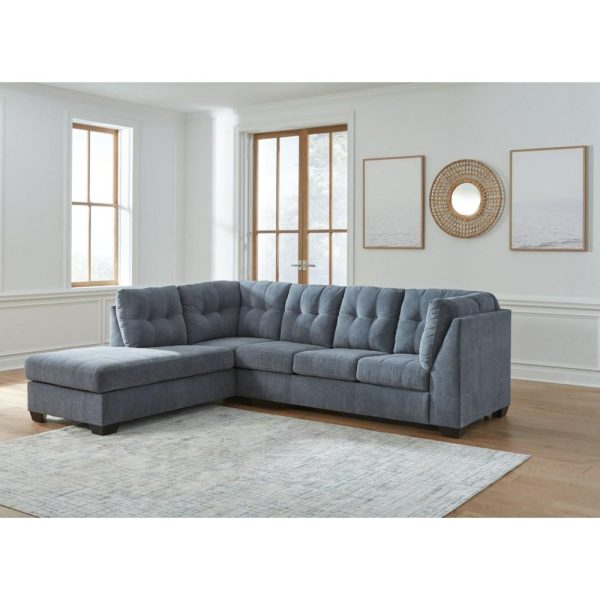 Contemporary 2-Piece Sectional With Chaise  |  Sectional Sofas Living Room Sectional Sofas