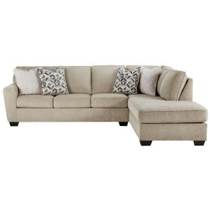 Contemporary 2-Piece Sectional With Right Chaise  |  Sectional Sofas Living Room Sectional Sofas