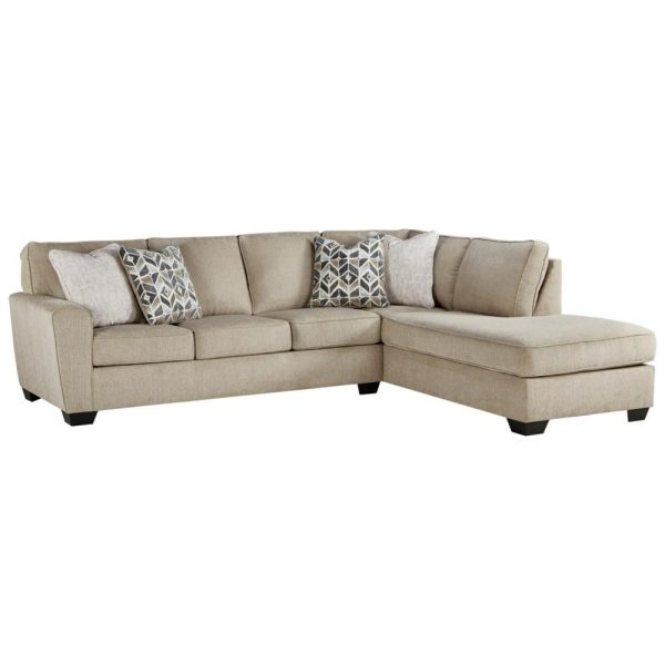 Contemporary 2-Piece Sectional With Right Chaise  |  Sectional Sofas Living Room Sectional Sofas