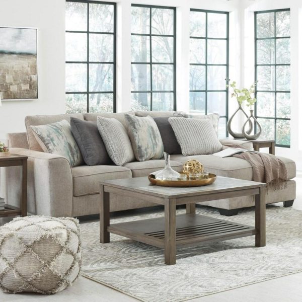 Contemporary 2-Piece Sectional With Right Chaise  |  Sofas Living Room Sectional Sofas