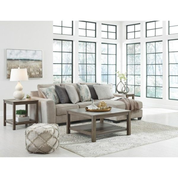 Contemporary 2-Piece Sectional With Right Chaise  |  Sofas Living Room Sectional Sofas