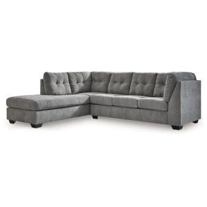 Contemporary 2-Piece Sleeper Sectional With Chaise  |  Sleeper Sofas Living Room Sectional Sofas