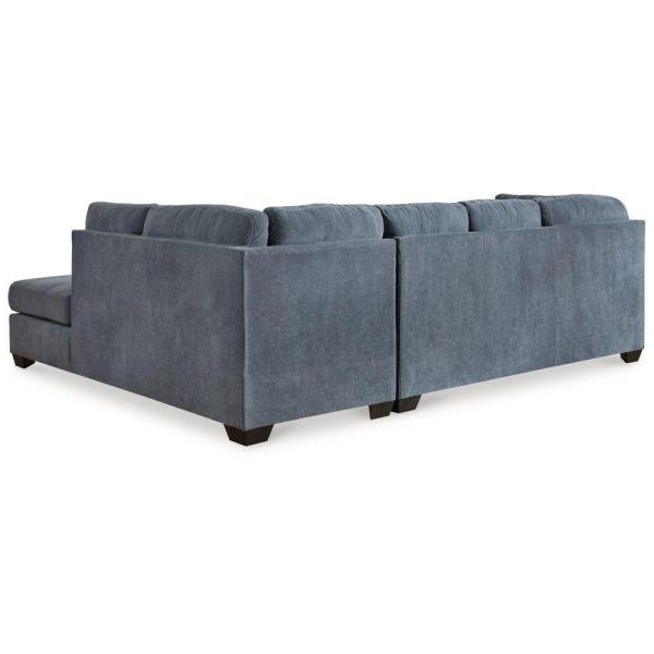 Contemporary 2-Piece Sleeper Sectional With Chaise  |  Sleeper Sofas Living Room Sleeper Sofas