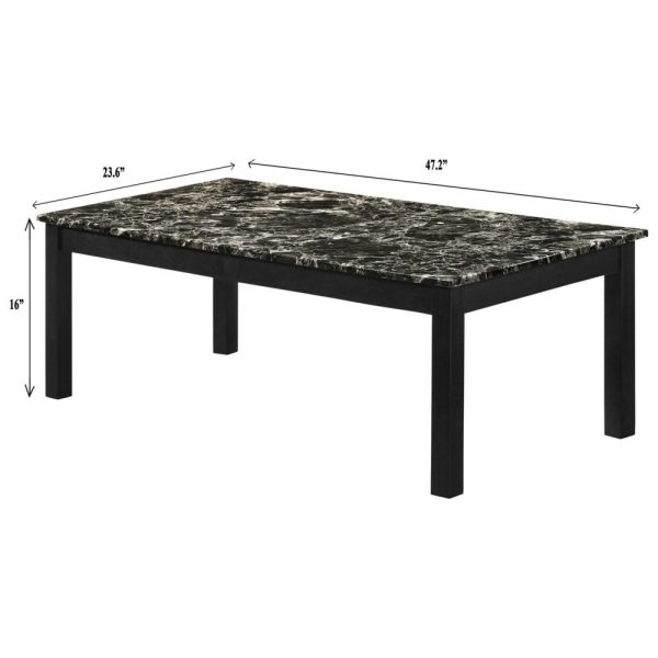 Contemporary 3-Piece Faux Marble Occasional Table Set  |  Occasional Table Sets Living Room Occasional Table Sets