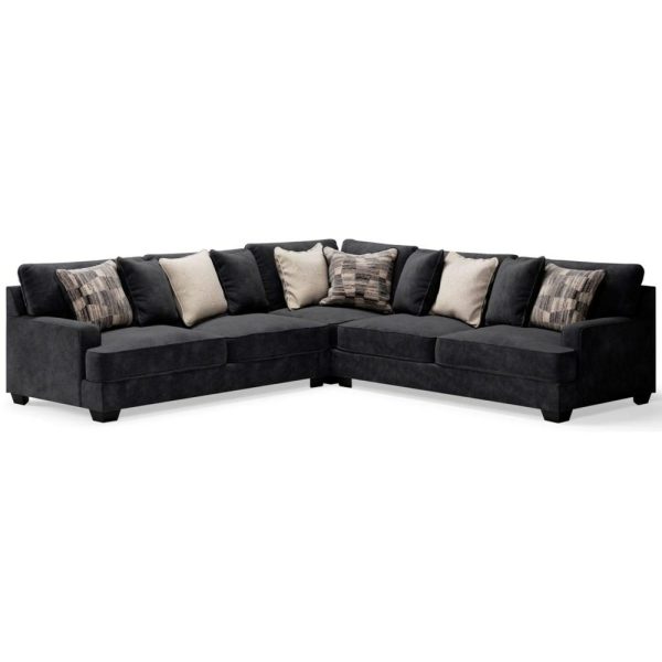 Contemporary 3-Piece Sectional  |  Sofas Living Room Sectional Sofas