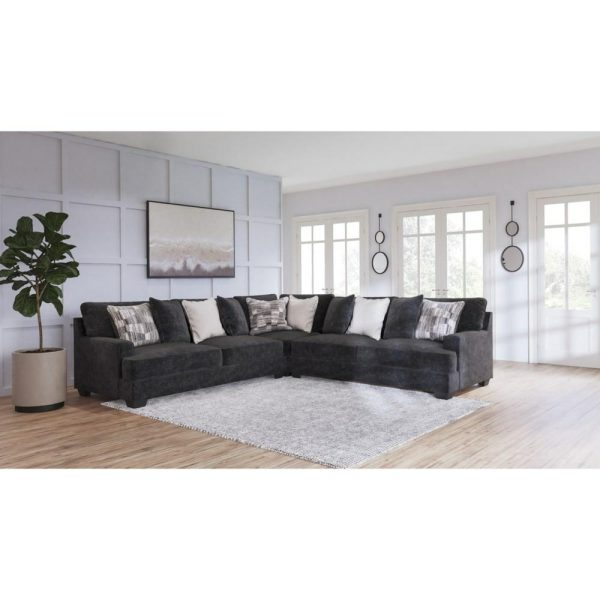 Contemporary 3-Piece Sectional  |  Sofas Living Room Sectional Sofas