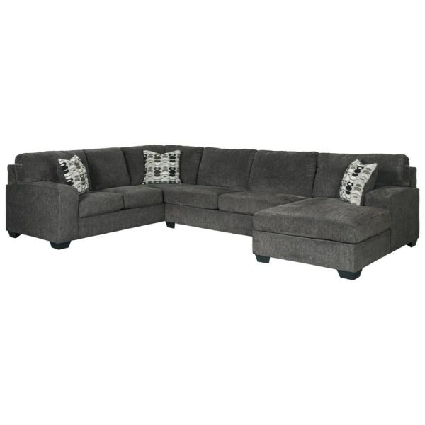 Contemporary 3-Piece Sectional With Chaise  |  Sofas Living Room Sectional Sofas