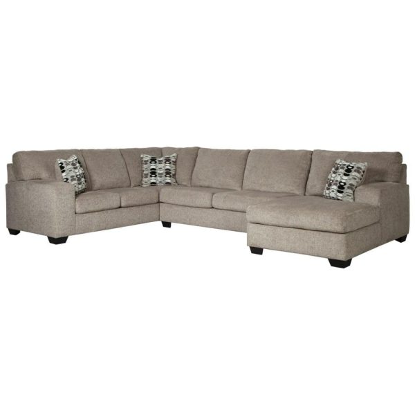 Contemporary 3-Piece Sectional With Chaise  |  Sofas Living Room Sectional Sofas