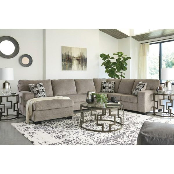 Contemporary 3-Piece Sectional With Chaise  |  Sofas Living Room Sectional Sofas