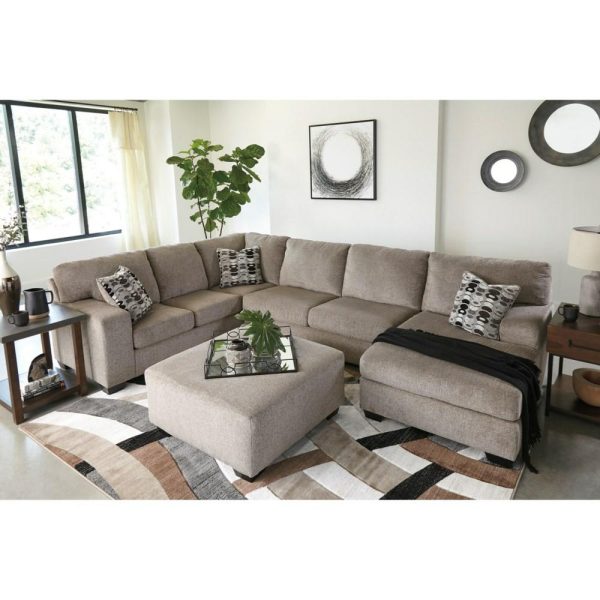 Contemporary 3-Piece Sectional With Chaise  |  Sofas Living Room Sectional Sofas