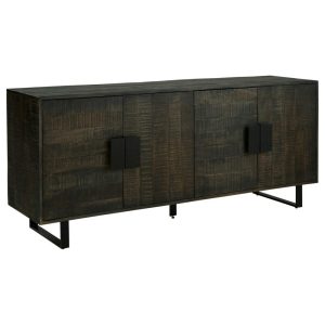 Contemporary 4-Door Tv Stand/Accent Cabinet  |  Accent Cabinets Accent Cabinets Accent Cabinets