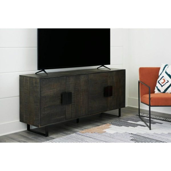 Contemporary 4-Door Tv Stand/Accent Cabinet  |  Accent Cabinets Accent Cabinets Accent Cabinets